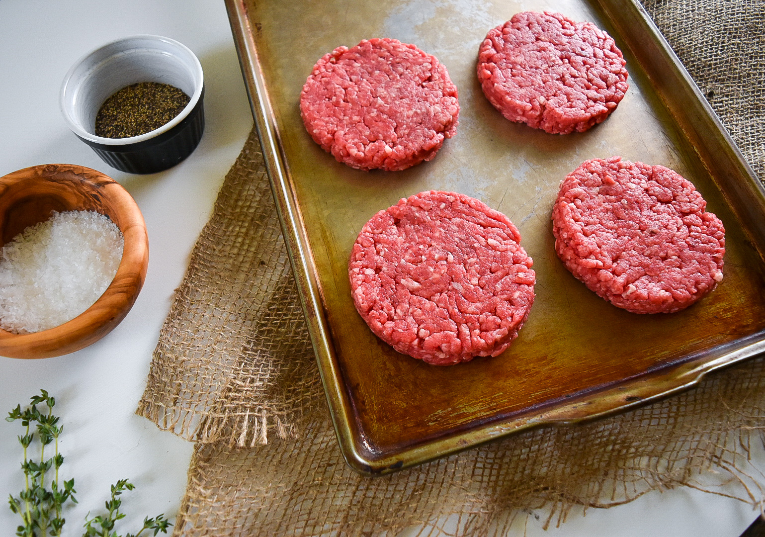 Hamburger Patties Made at Home