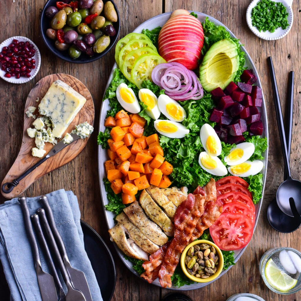 Zimmysnook's Winter Cobb Salad with Maple-Dijon Dressing