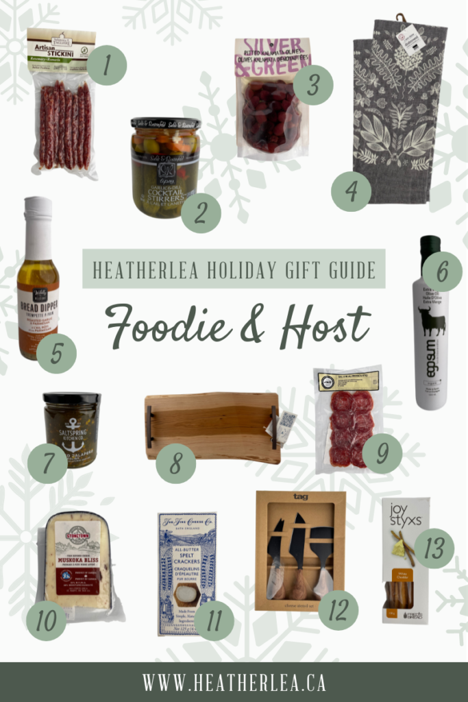 Heatherlea Holiday Gift Guide 2022 Foodie & Host Gifts