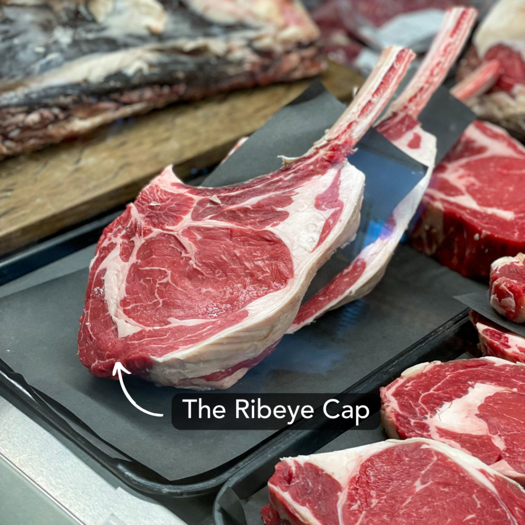 The ribeye steak has 2 of the most tender muscles